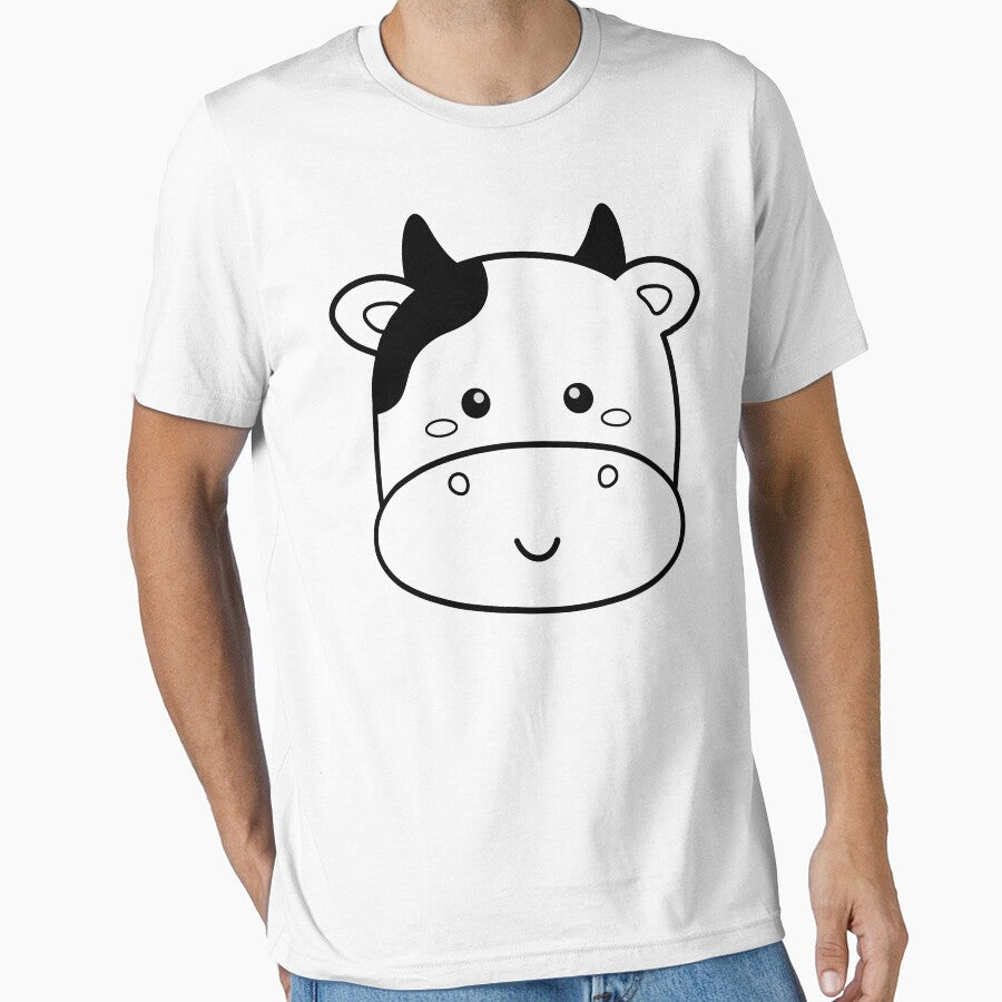 Cow Face Boys Girls Men Women by samshirts - Adult & Kids T-Shirts, Sweatshirts & Hoodies apparel design preview 1