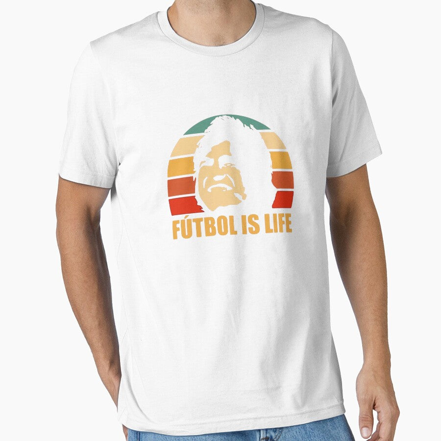 FUTBOL IS LIFE Classic by MICKDRISCOLL - Adult & Kids T-Shirts, Sweatshirts & Hoodies apparel design preview 1