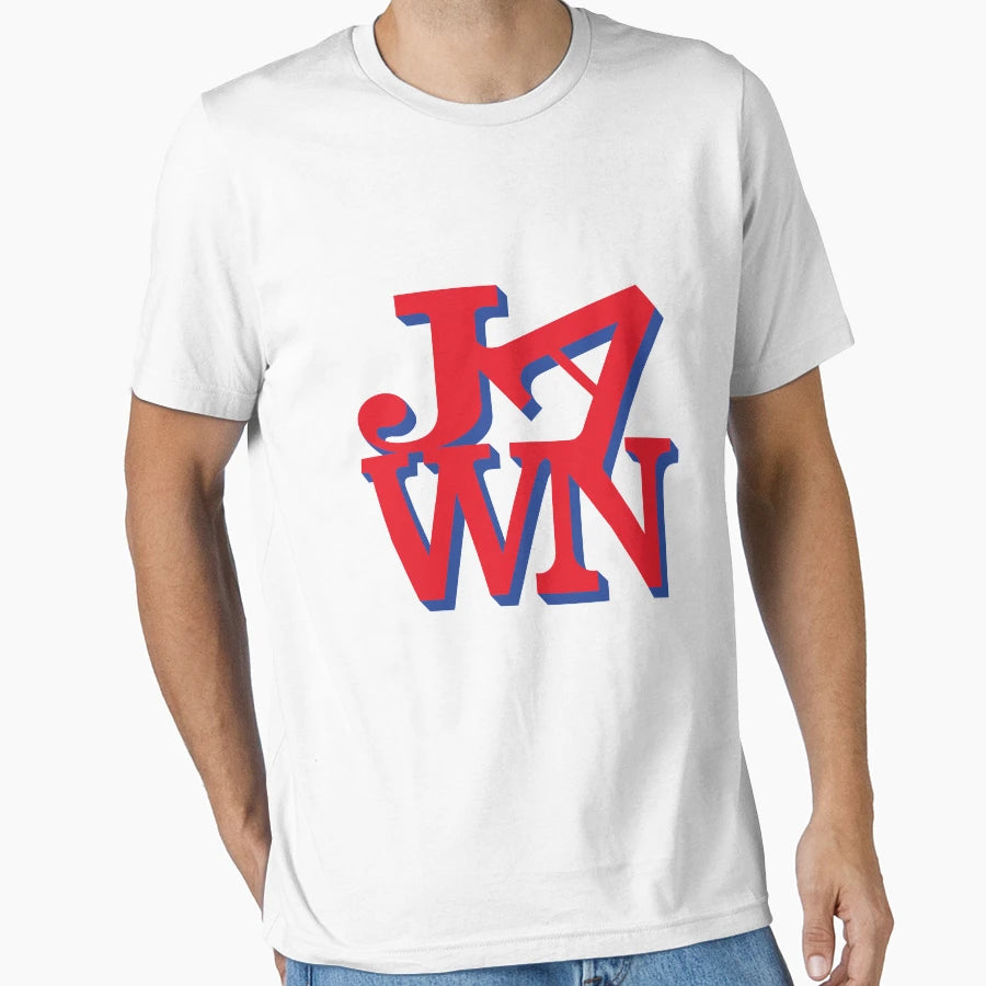 Jawn Red Blue T-Shirt - Casual Everyday Wear Men Women - T-Shirt, Sweatshirt, Hoodie