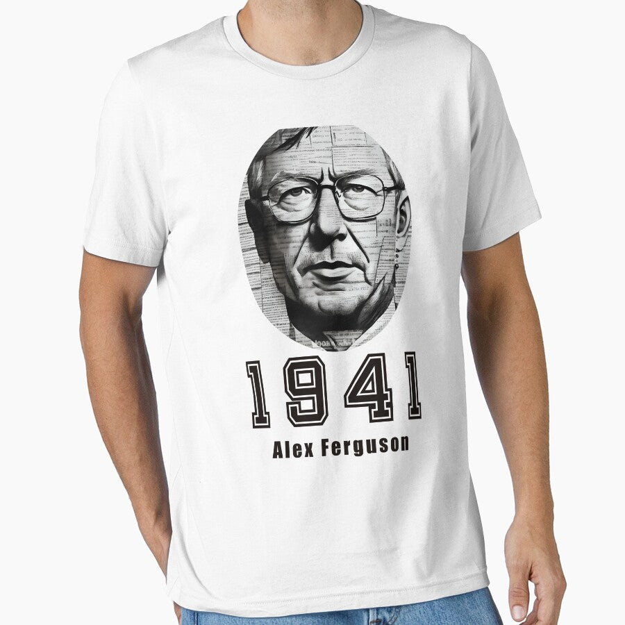 Alex Ferguson 1941 by 93-Store - Adult & Kids T-Shirts, Sweatshirts & Hoodies apparel design preview 1