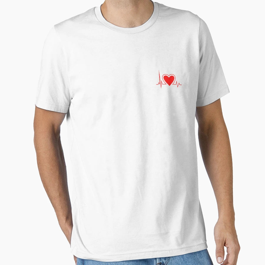 Heartbeat T-Shirt - Aesthetic Graphic Unisex - T-Shirt, Sweatshirt, Hoodie