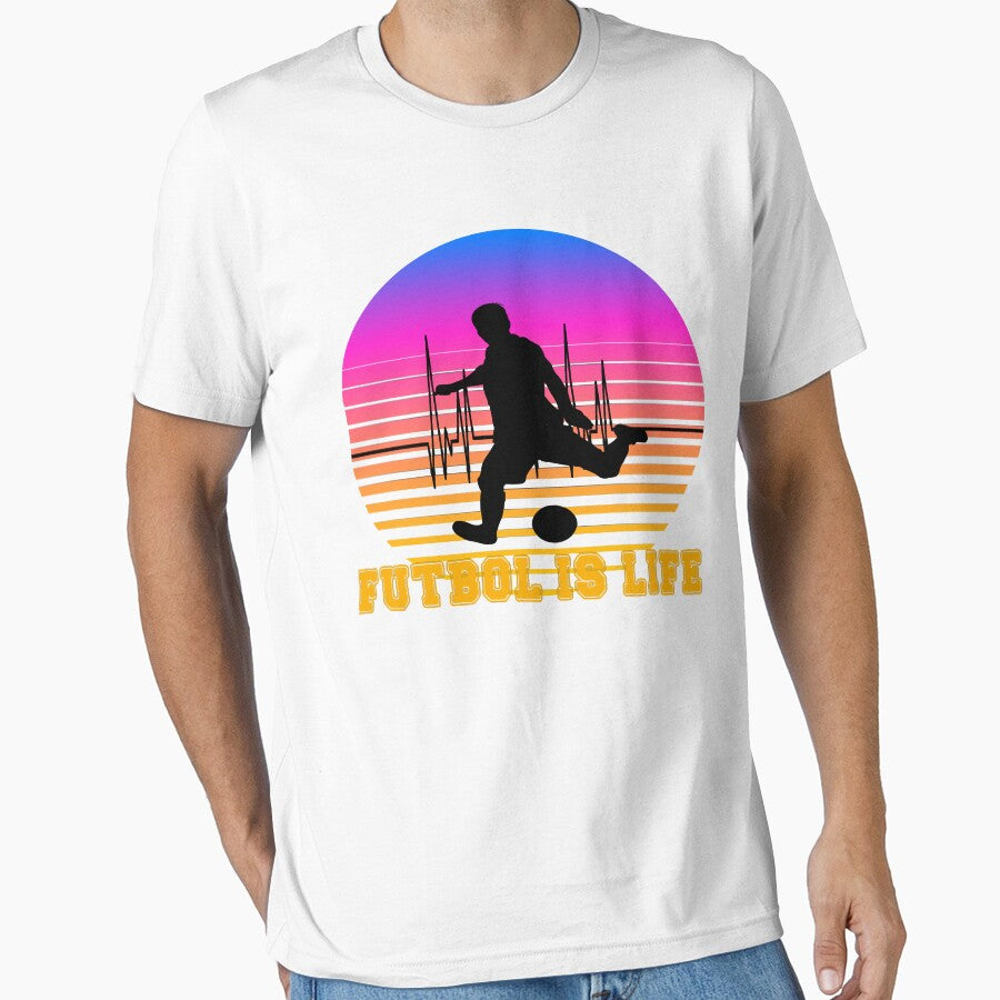The Best Man Woman Futbol Many Lands Is Life Awesome - Adult & Kids T-Shirts, Sweatshirts & Hoodies apparel design preview 1