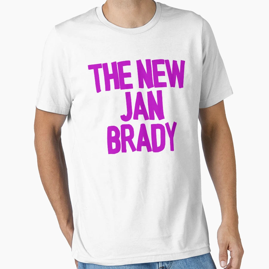 New Jan Brady T-Shirt - Trendy Graphic for Adults - T-Shirt, Sweatshirt, Hoodie