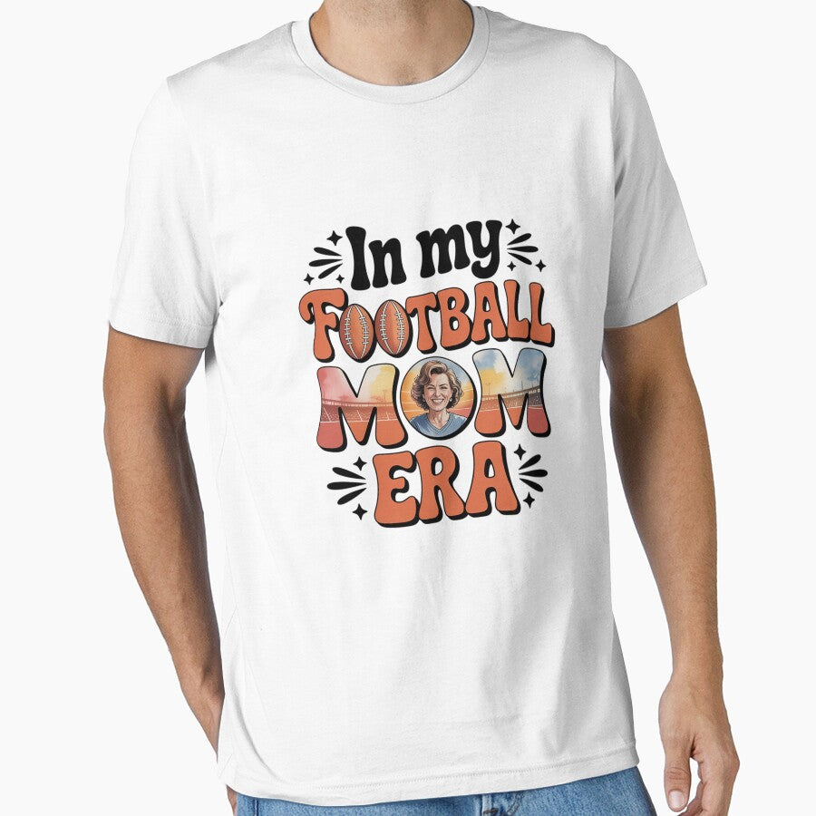 In My Football Mom Era Cute Groovy by lilLilaBatArt - Adult & Kids T-Shirts, Sweatshirts & Hoodies apparel design preview 1