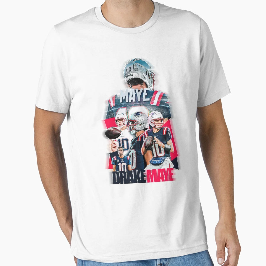 Drake Maye New England Patriots T-Shirt - Minimalist Print Men Women - T-Shirt, Sweatshirt, Hoodie