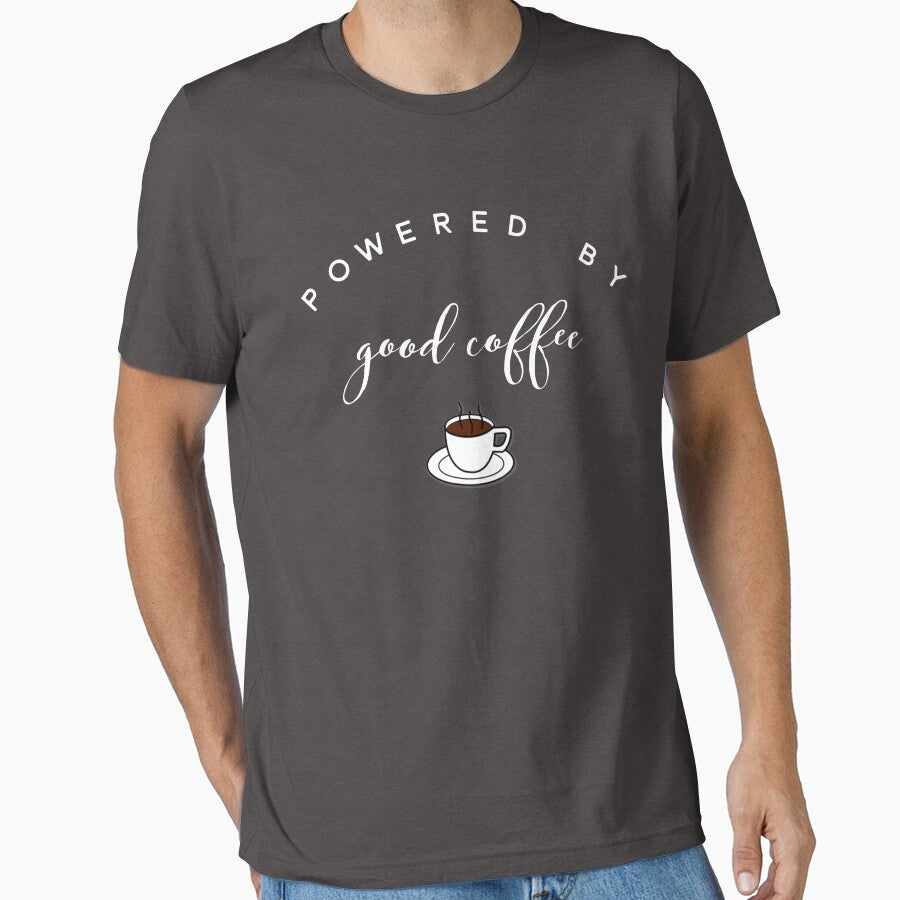 Powered By Good Coffee SmartCastle - Adult & Kids T-Shirts, Sweatshirts & Hoodies apparel design preview 1