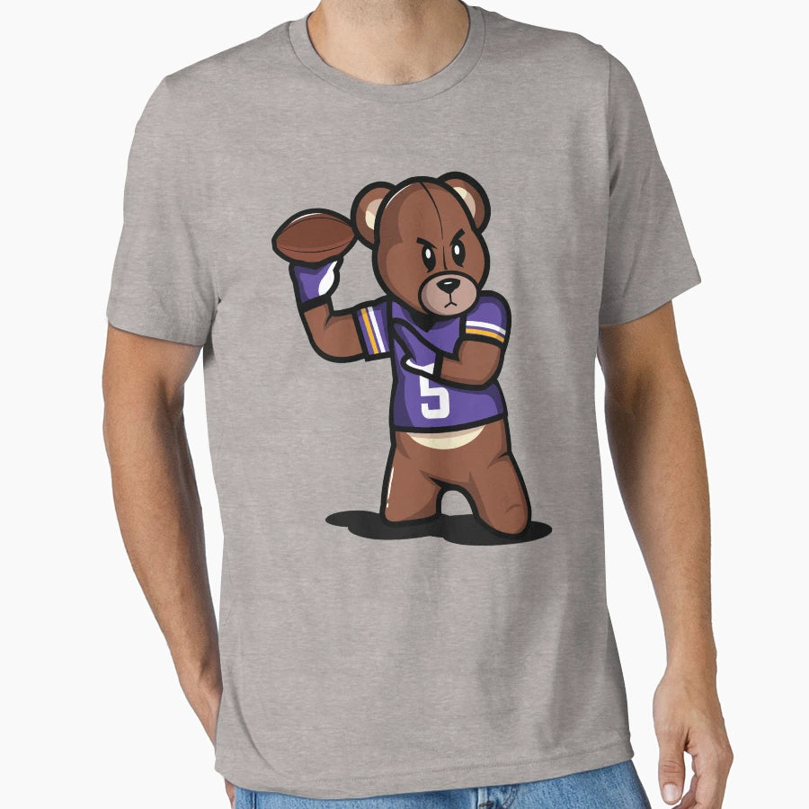Victrs Teddy Football T-Shirt - Aesthetic Graphic Unisex - T-Shirt, Sweatshirt, Hoodie