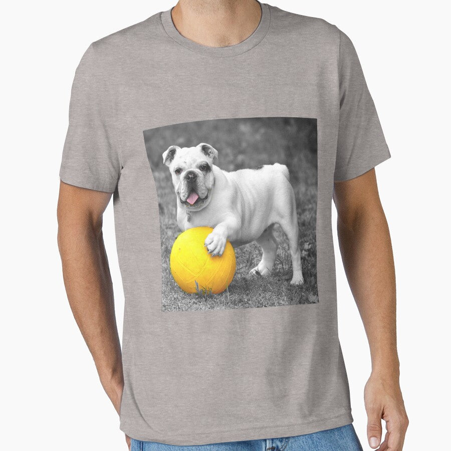 Buldog Player by serbandeira - Adult & Kids T-Shirts, Sweatshirts & Hoodies apparel design preview 1