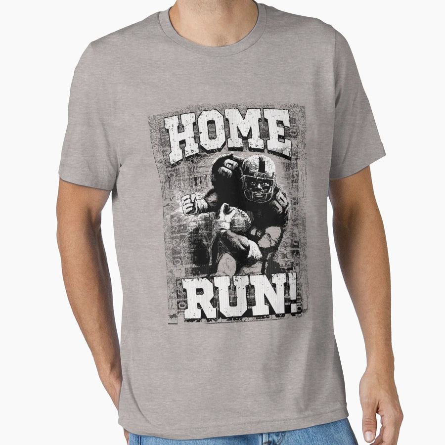 Home Run Football Player T-Shirt - Aesthetic Graphic for Adults - T-Shirt, Sweatshirt, Hoodie