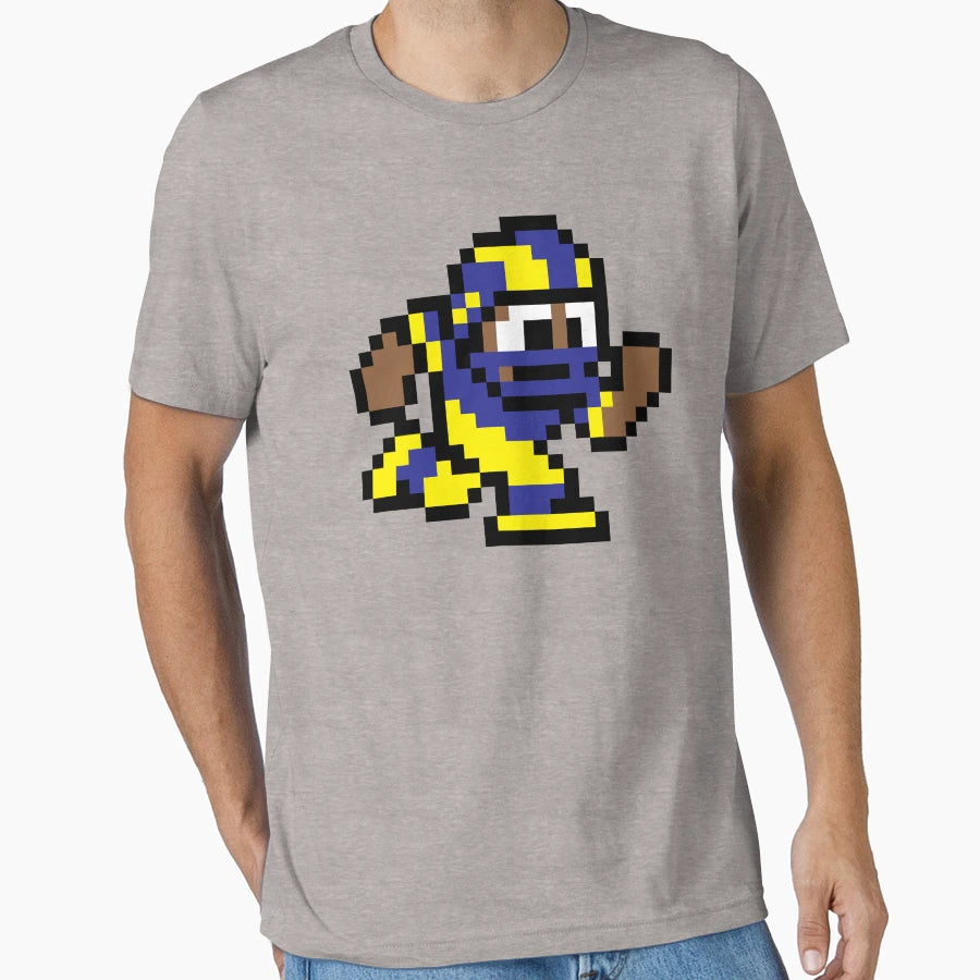 8 Bit Player Los Angeles Rams T-Shirt - Graphic Print Unisex - T-Shirt, Sweatshirt, Hoodie