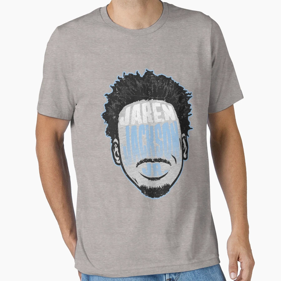 Jaren Jackson Jr Player Silhouette T-Shirt - Novelty Apparel for Adults - T-Shirt, Sweatshirt, Hoodie