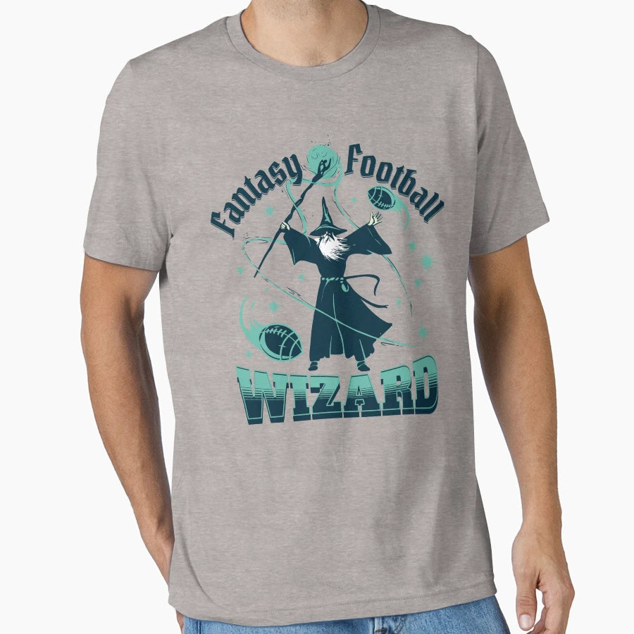 Fantasy Football Wizard T-Shirt - Novelty Apparel Unisex - T-Shirt, Sweatshirt, Hoodie