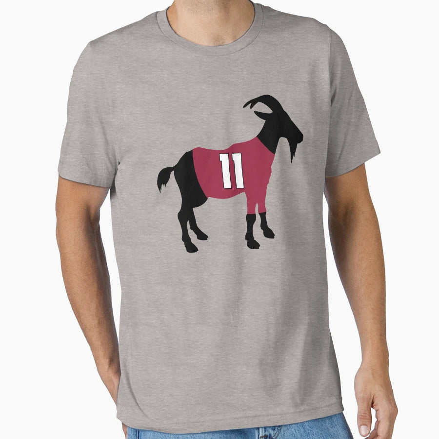 Larry Fitzgerald Goat T-Shirt - Novelty Apparel for Adults - T-Shirt, Sweatshirt, Hoodie