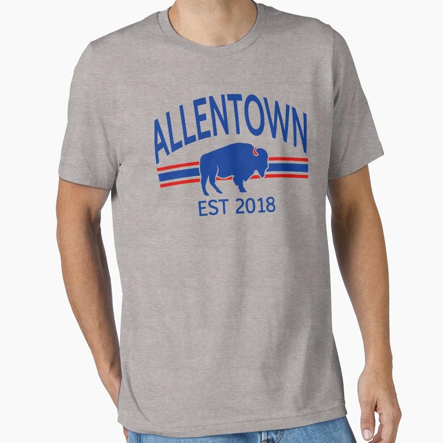 Allentown Est 2018 Buffalo T-Shirt - Casual Everyday Wear Men Women - T-Shirt, Sweatshirt, Hoodie