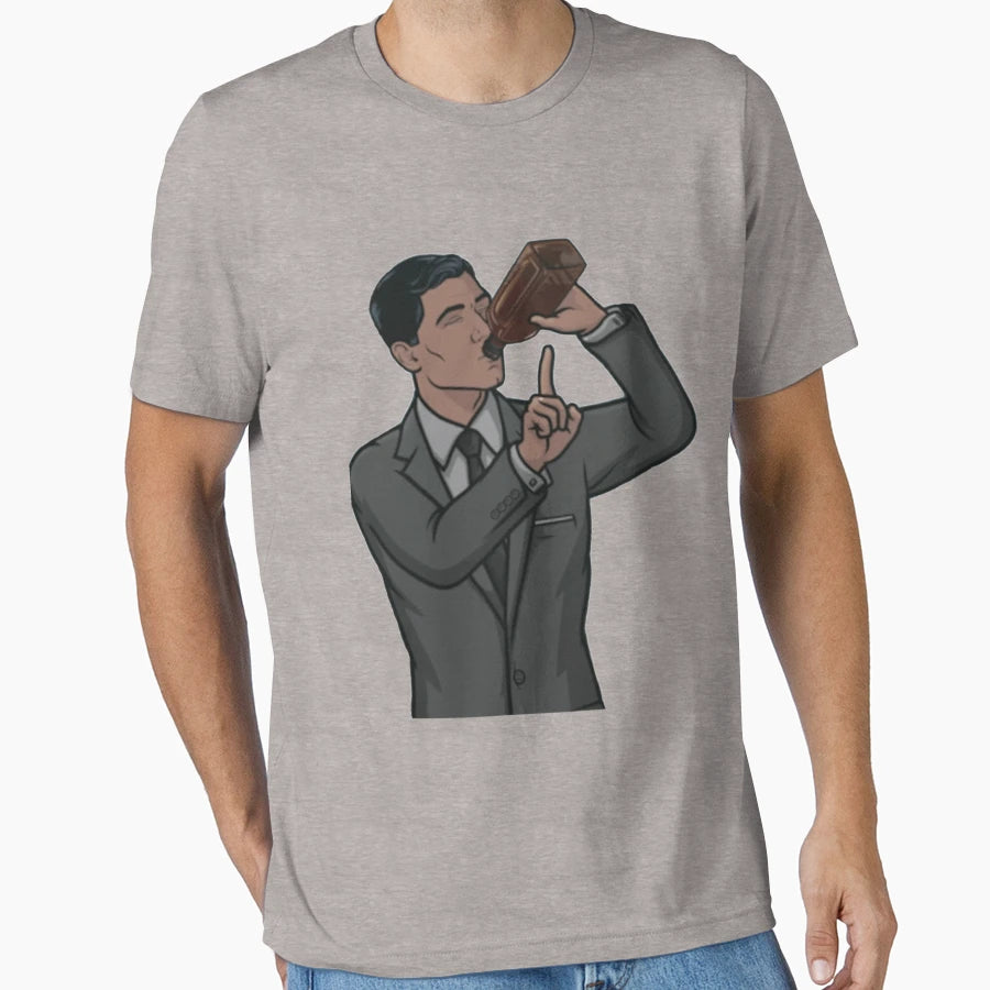Archer Drinking T-Shirt - Unique Graphic Unisex - T-Shirt, Sweatshirt, Hoodie