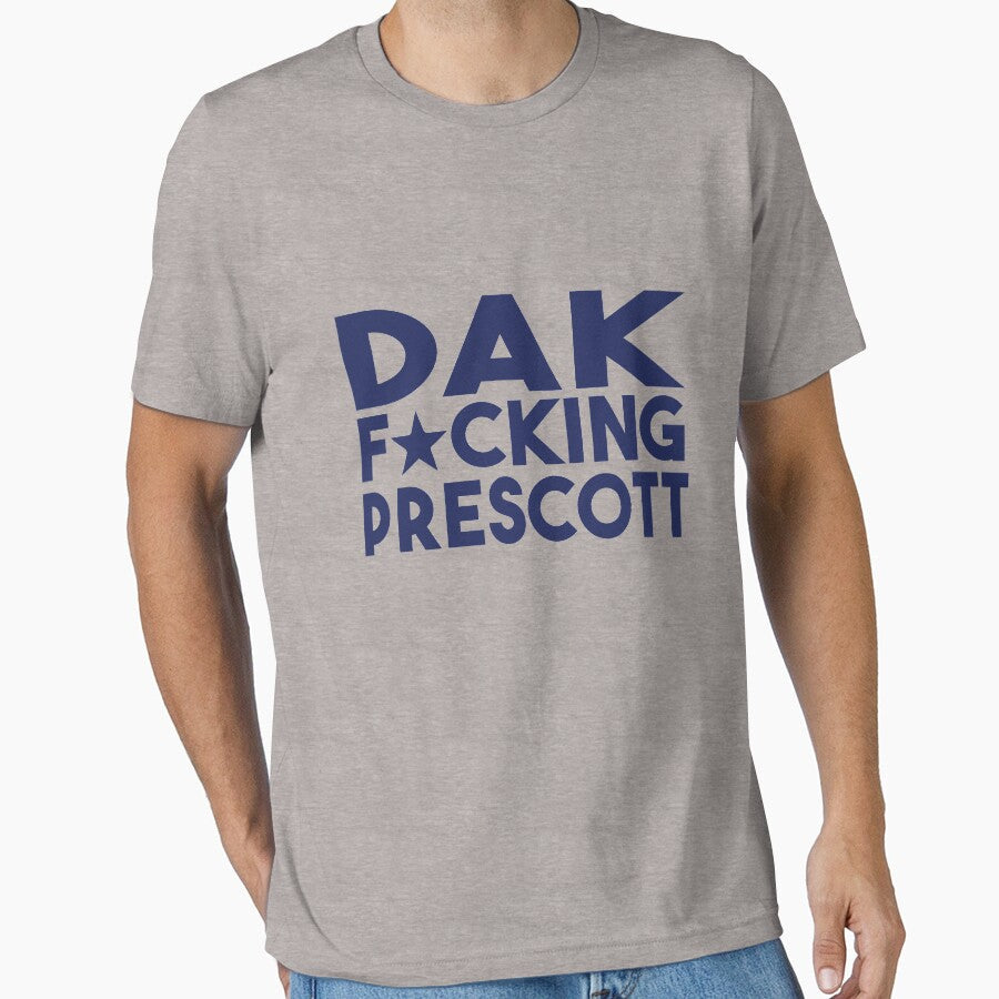 Funny Dak Fcking Prescott For Football Lover by Mer - Adult & Kids T-Shirts, Sweatshirts & Hoodies apparel design preview 1