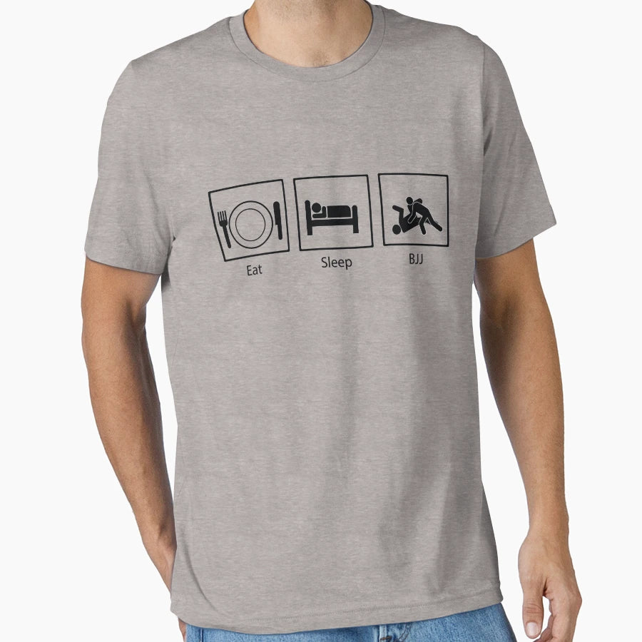Eat Sleep Bjj T-Shirt - Graphic Print Men Women - T-Shirt, Sweatshirt, Hoodie