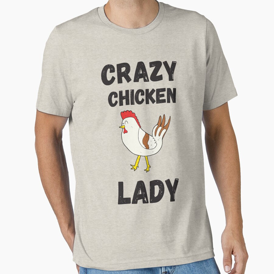 Crazy Chicken Lady Backyard Mom Farmer by - Adult & Kids T-Shirts, Sweatshirts & Hoodies apparel design preview 1