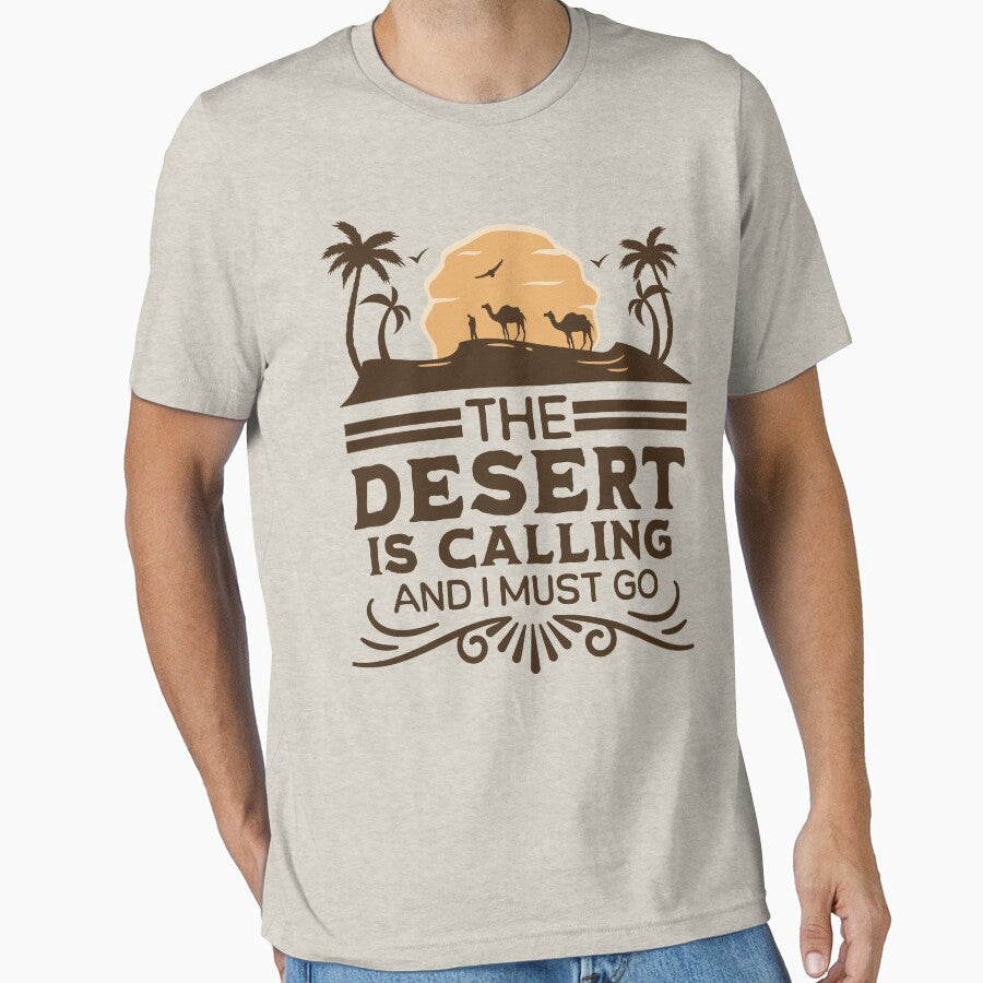 Desert is calling 2 Plain by Bracketeer - Adult & Kids T-Shirts, Sweatshirts & Hoodies apparel design preview 1