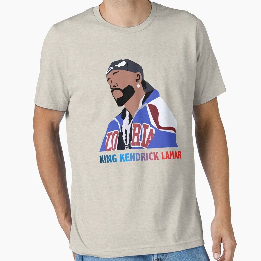 King Kendrick Lamar Illustration T-Shirt - Graphic Print Unisex - T-Shirt, Sweatshirt, Hoodie
