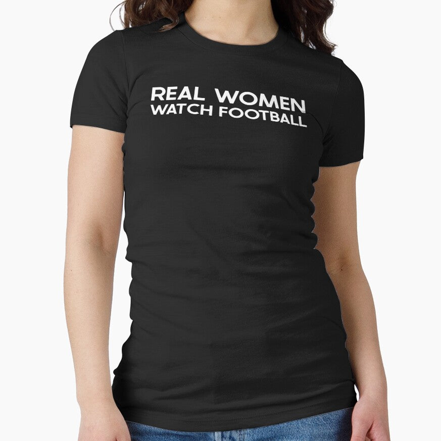 Real Women Watch Football by Picasmus - Adult & Kids T-Shirts, Sweatshirts & Hoodies apparel design preview 1