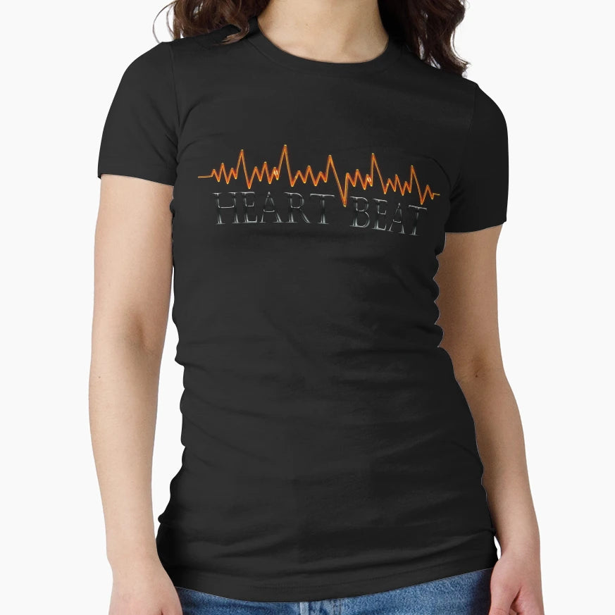 Heart Beat T-Shirt - Custom Art Print Unisex - T-Shirt, Sweatshirt, Hoodie