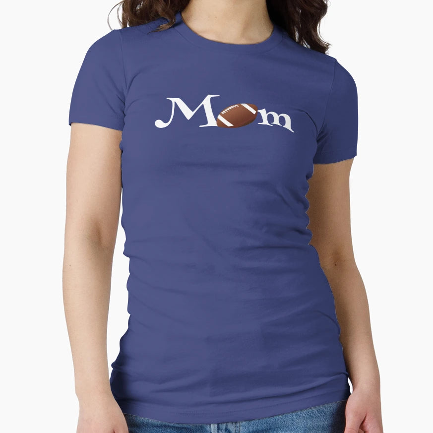 Football Mom Supportive American T-Shirt - Trendy Graphic Men Women - T-Shirt, Sweatshirt, Hoodie