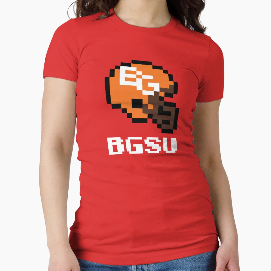 Bowling Green Falcons Tecmo Super T-Shirt - Custom Art Print Men Women - T-Shirt, Sweatshirt, Hoodie