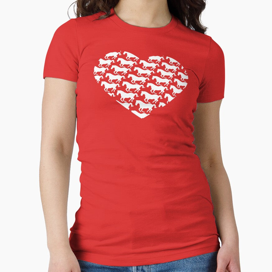 Horses Heart by Fuchs-und-Spatz - Adult & Kids T-Shirts, Sweatshirts & Hoodies apparel design preview 1