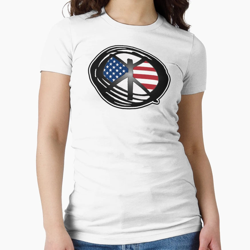 American Peace T-Shirt - Minimalist Print Unisex - T-Shirt, Sweatshirt, Hoodie