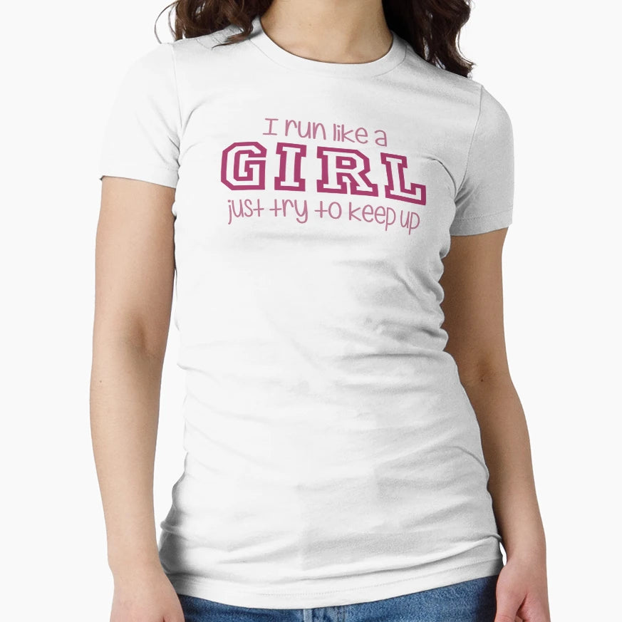 I Run Like Just Try To Keep Up T-Shirt - Casual Everyday Wear for Adults - T-Shirt, Sweatshirt, Hoodie