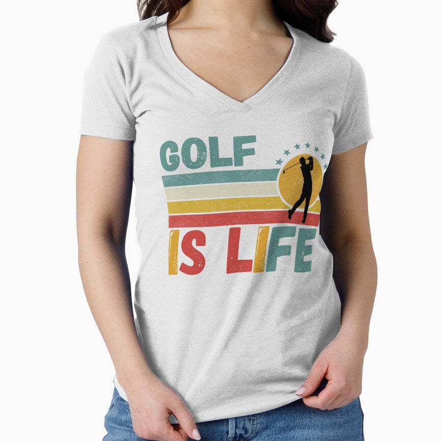 Golf Is Life Lover Vintage by Nicet-shirt1 - Adult & Kids T-Shirts, Sweatshirts & Hoodies apparel design preview 1