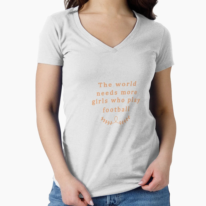 World Needs More Who Football T-Shirt - Fun Novelty Design Men Women - T-Shirt, Sweatshirt, Hoodie