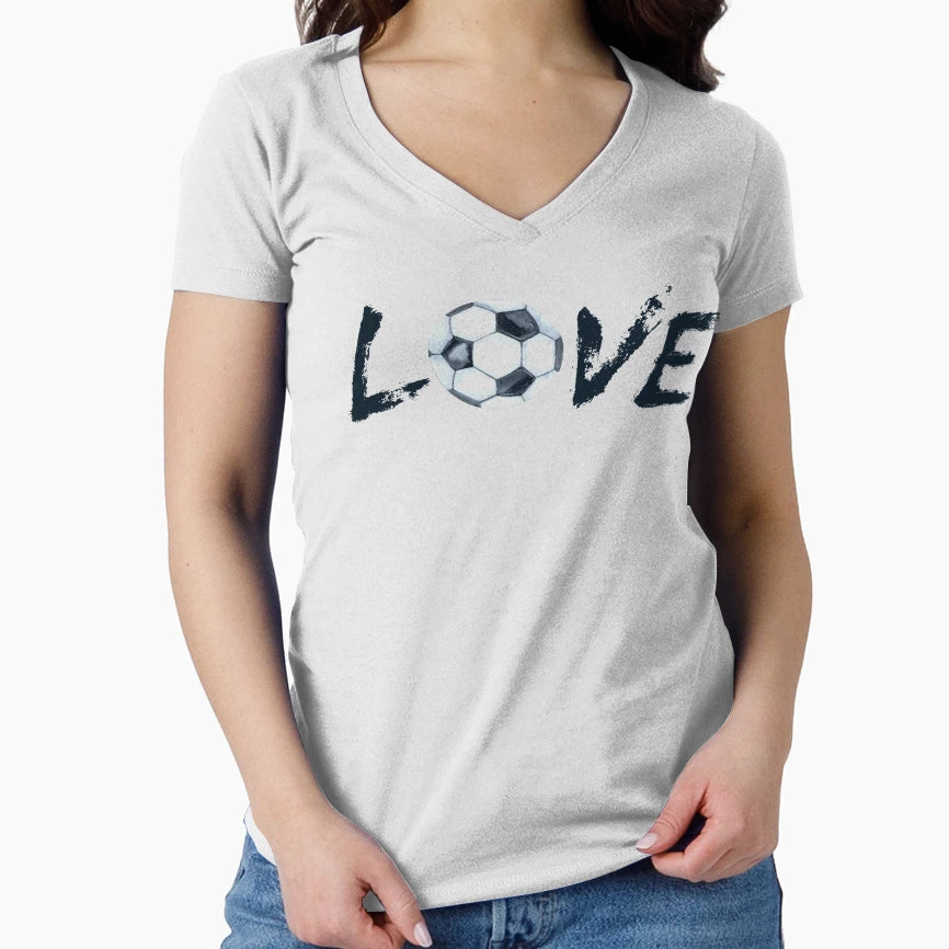 Love Soccer T-Shirt - Novelty Apparel Men Women - T-Shirt, Sweatshirt, Hoodie