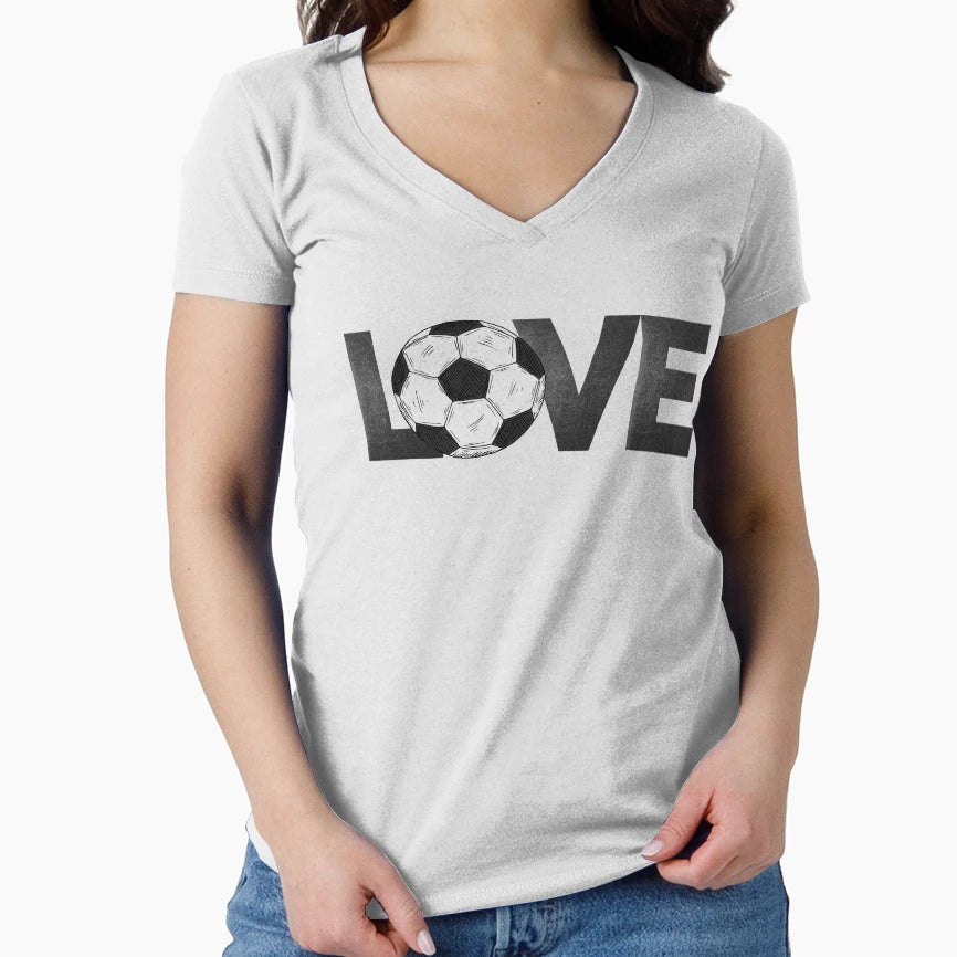 Soccer Love T-Shirt - Custom Art Print Unisex - T-Shirt, Sweatshirt, Hoodie