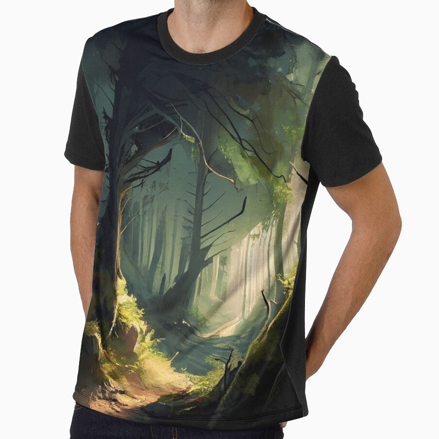 The Sunlit Forest by CosmicScare10 - Adult & Kids T-Shirts, Sweatshirts & Hoodies apparel design preview 1