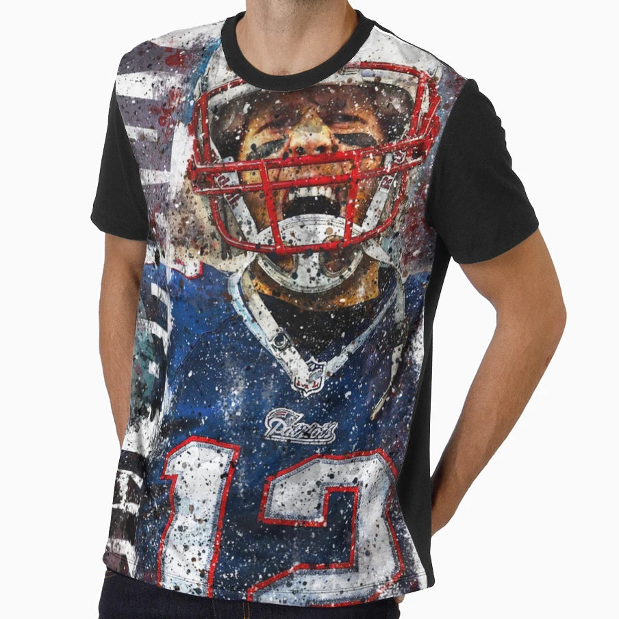 Patriots T-Shirt - Custom Art Print for Adults - T-Shirt, Sweatshirt, Hoodie