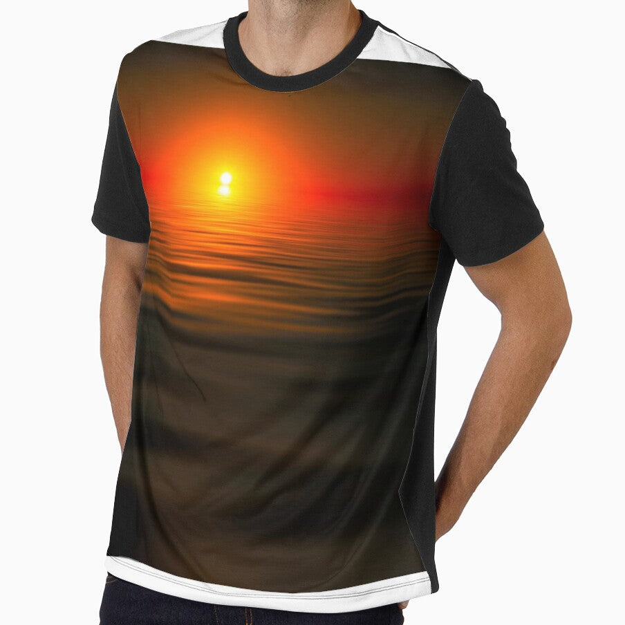 Ocean Sunrise by fineartbyK - Adult & Kids T-Shirts, Sweatshirts & Hoodies apparel design preview 1
