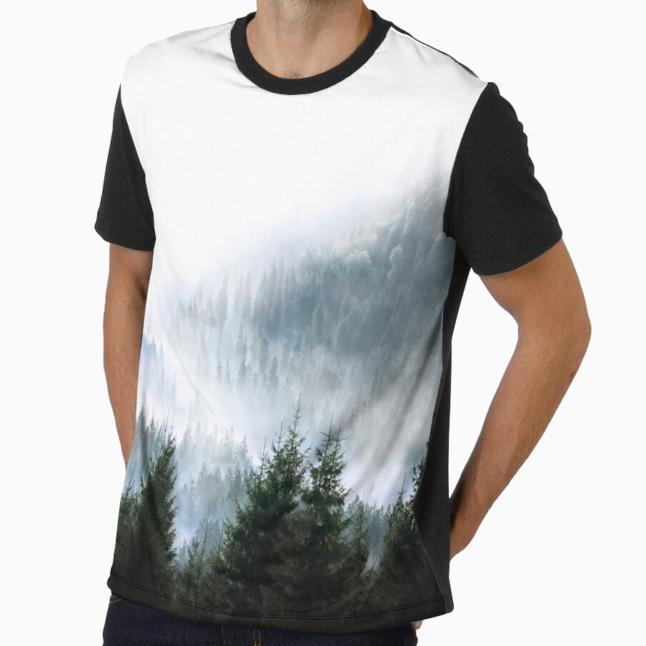 Minimalistic Forest Photograph Print by Fangpunk - Adult & Kids T-Shirts, Sweatshirts & Hoodies apparel design preview 1