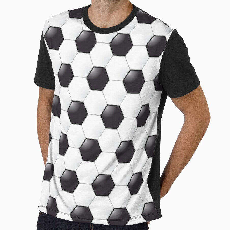 3D Effect soccer ball by Dreamforia - Adult & Kids T-Shirts, Sweatshirts & Hoodies apparel design preview 1