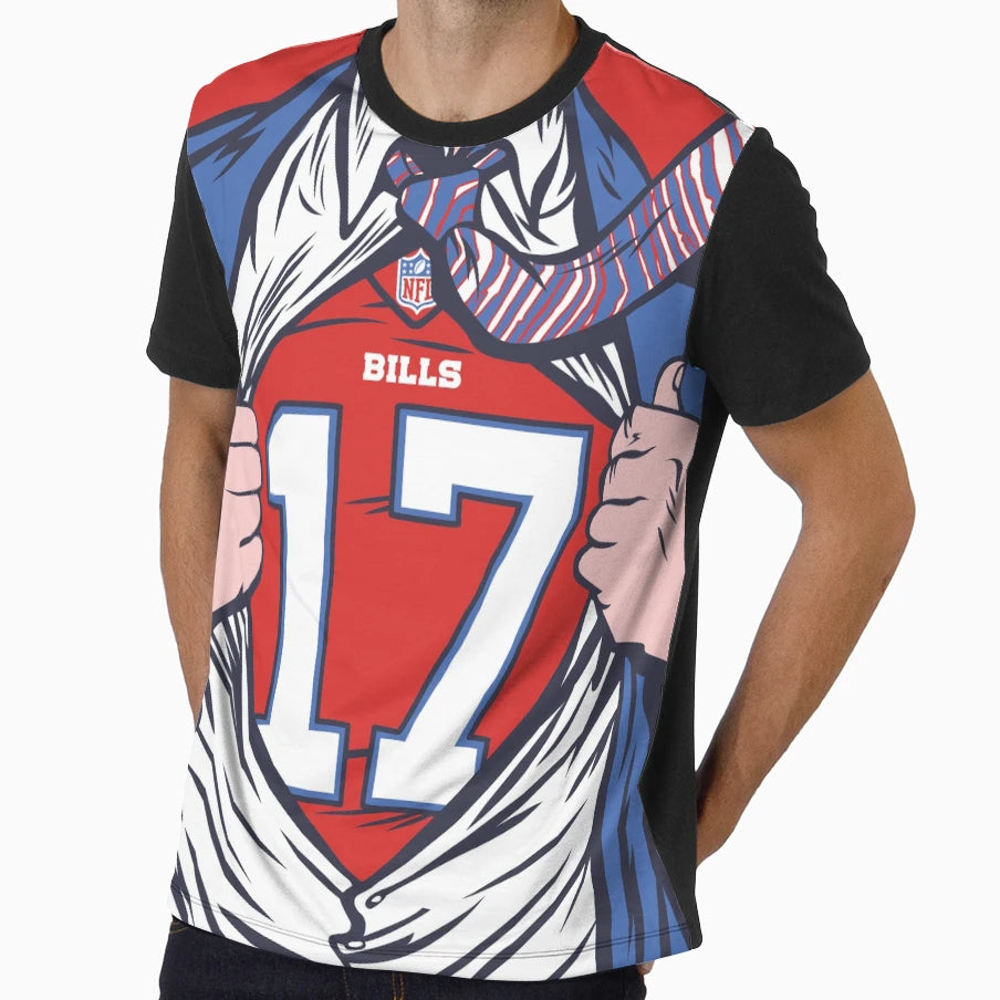 Buffalo Football Mafia Super Hero T-Shirt - Custom Art Print for Adults - T-Shirt, Sweatshirt, Hoodie