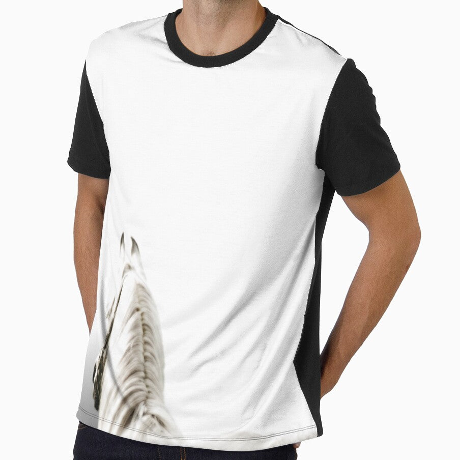White Arabian Horse by Liz Lane - Adult & Kids T-Shirts, Sweatshirts & Hoodies apparel design preview 1