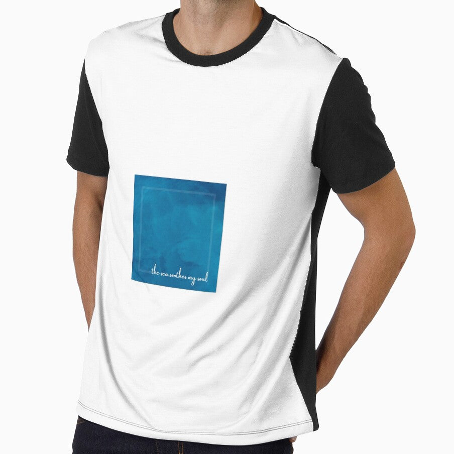Blue Ocean Deep Sea by Itsmezariya - Adult & Kids T-Shirts, Sweatshirts & Hoodies apparel design preview 1