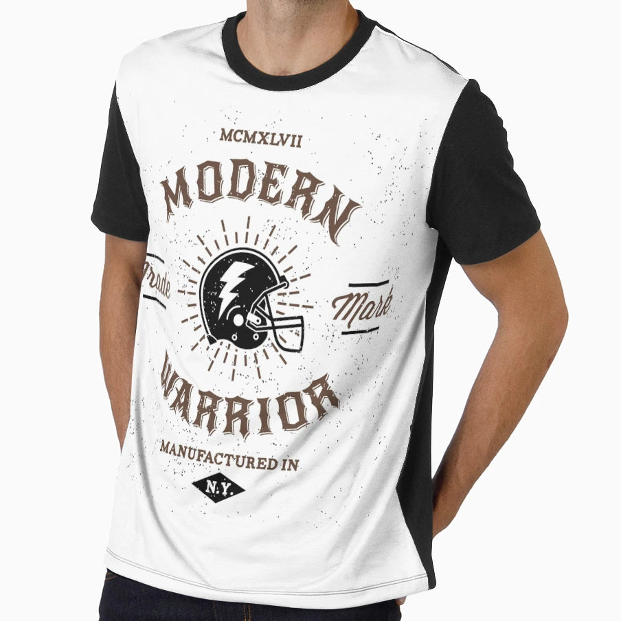 Modern Warrior T-Shirt - Graphic Print Unisex - T-Shirt, Sweatshirt, Hoodie