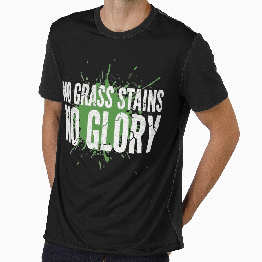 No Grass Stains Glory Funny Soccer Player by - Adult & Kids T-Shirts, Sweatshirts & Hoodies apparel design preview 1