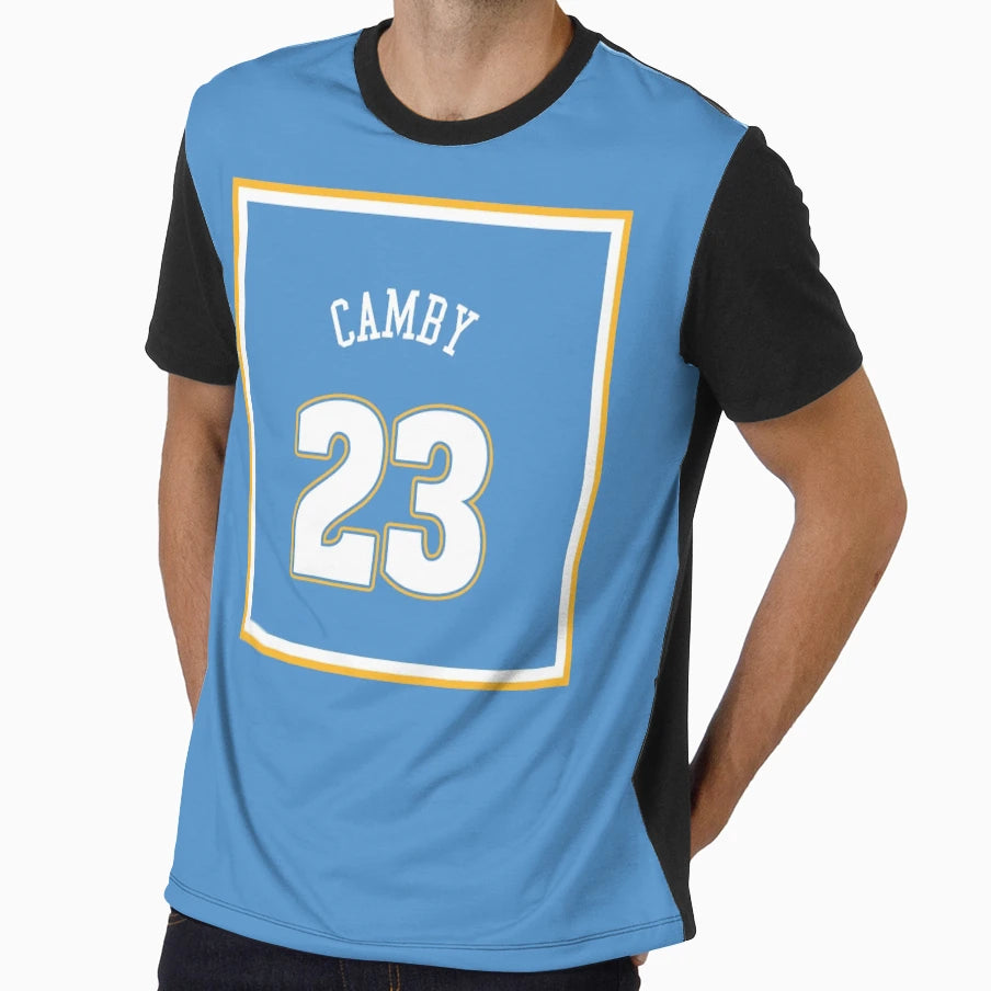 Marcus Camby Denver Nuggets T-Shirt - Unique Graphic Unisex - T-Shirt, Sweatshirt, Hoodie