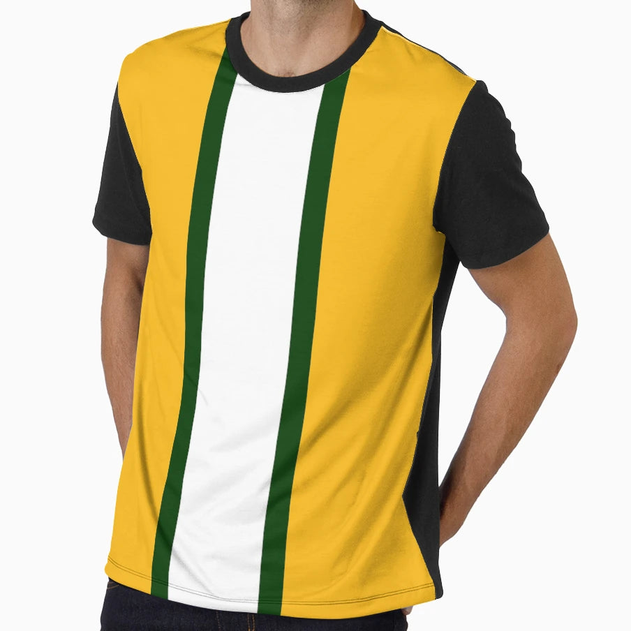 Gold And Green Minimal Green Bay T-Shirt - Minimalist Print for Adults - T-Shirt, Sweatshirt, Hoodie