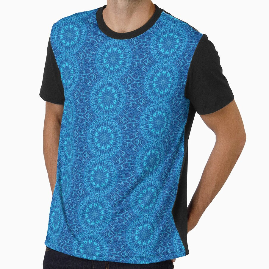 Ocean Waves Mandala by yukichi42 - Adult & Kids T-Shirts, Sweatshirts & Hoodies apparel design preview 1