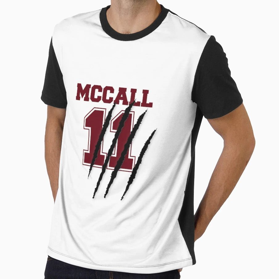 Mccall 11 Lacrosse Werewolf Claw T-Shirt - Casual Everyday Wear Unisex - T-Shirt, Sweatshirt, Hoodie