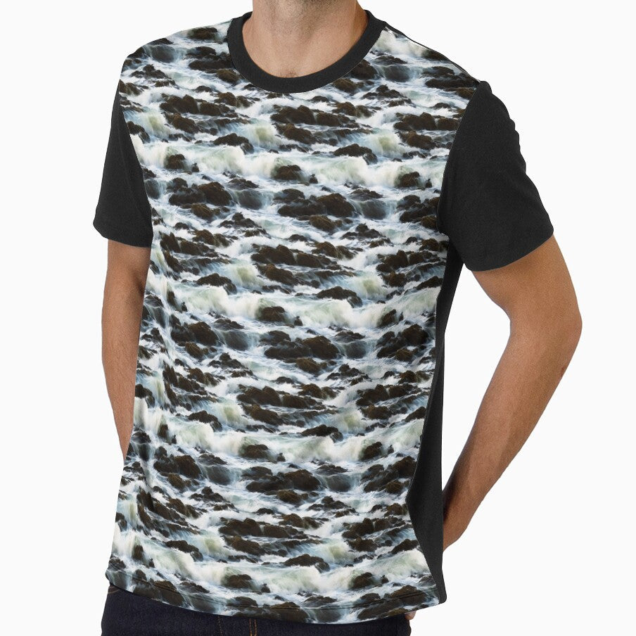 Seamless ocean background 23 by hendrikspix - Adult & Kids T-Shirts, Sweatshirts & Hoodies apparel design preview 1